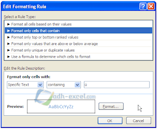 adh-excel.com Conditional Formatting Ceklis