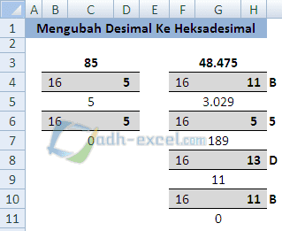 adh-excel.com Konversi Desimal ke Heksadesimal