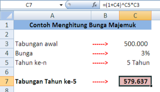 menghitung bunga berbunga