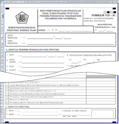 Form 1721 A1 Excel