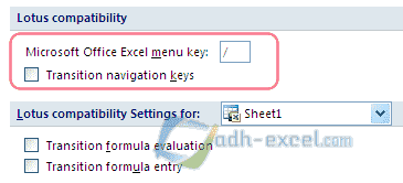 cara mengetik garis miring di excel