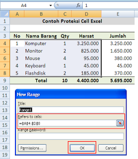 cell excel protection