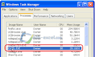 Mengatasi Excel Not Responding