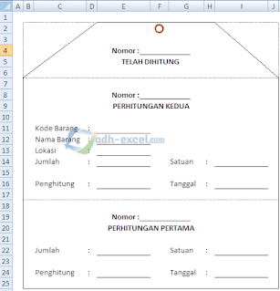 contoh inventory tag di excel