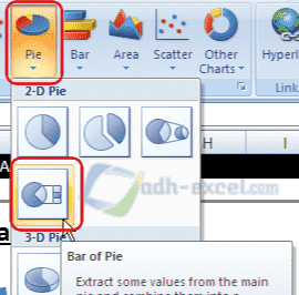 Setting Grafik Bar Of Pie Excel Setting Grafik Bar Of Pie Excel