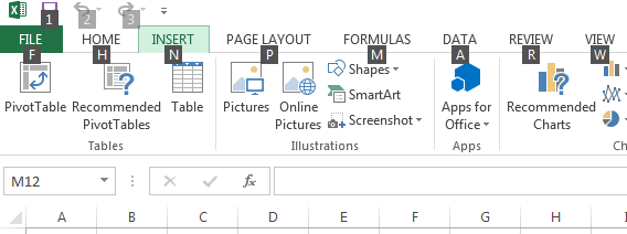 Cara Membuka Tab Ribbon Dalam Excel Dengan Menggunakan Shortcut - ADH ...